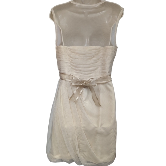 White by Vera Wang Bobbin Net Dress Sz 12 - Picture 3 of 13
